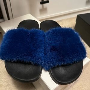 Givenchy mink slides